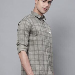 Majestic Man Cotton Checkered Casual Shirt For Men
